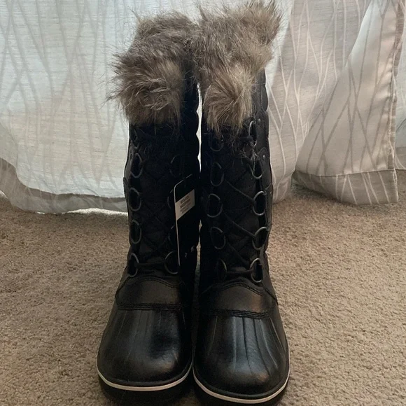Black Sorel Tofino ll Waterproof Snow Boots Size 7 and 10.5 NWT - Picture 3 of 8